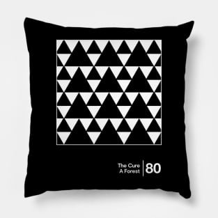 A Forest / Minimal Style Graphic Artwork Pillow