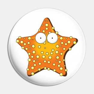 Cartoon Starfish Pin