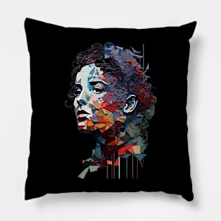 Woman Art Portrait Pillow