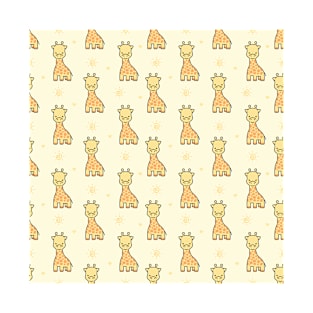 Giraffe Cute Animal Pattern T-Shirt