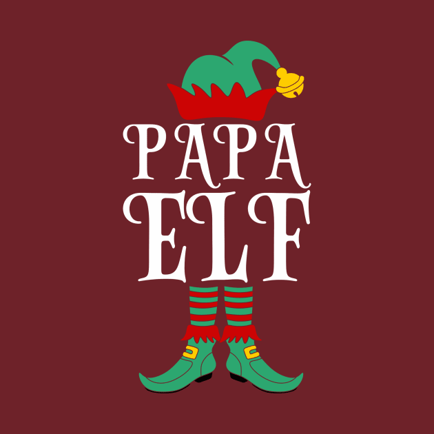 Papa elf family matching Christmas by Giggias