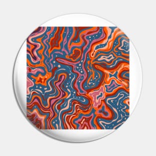 Amaranth Purple Alloy Orange Red Inkscape Pin