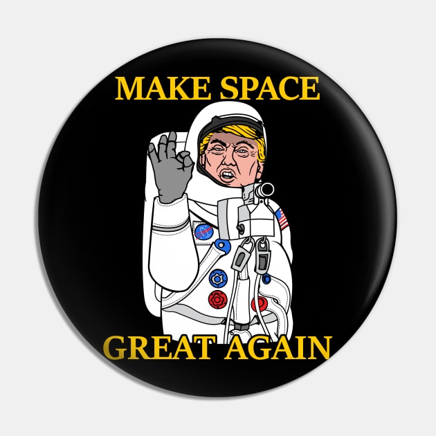 Space Force - Make Space Great Again Pin by aircrewsupplyco
