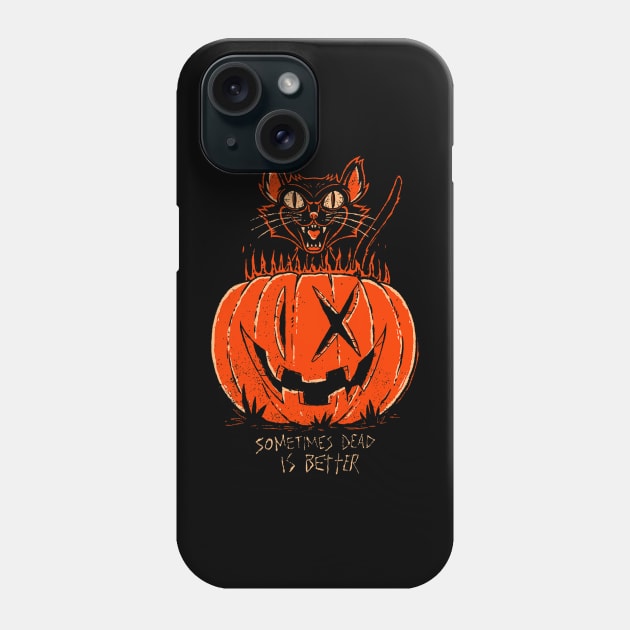 Ice Music Nine Band Kills  – Halloween Cat Phone Case by lianbiang