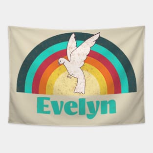 Evelyn - Vintage Faded Style Tapestry