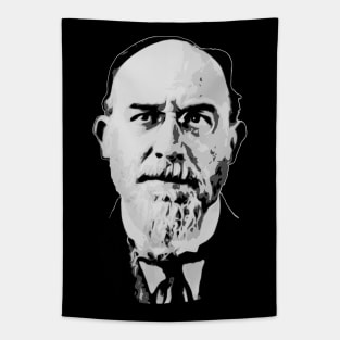 Eric Satie Black and White Tapestry