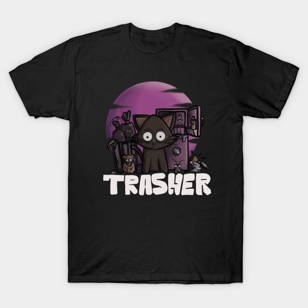 Discover Cat and Trash - Cat And Mouse - T-Shirt