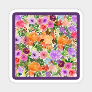 Floral print for gift-wrapping paper Magnet