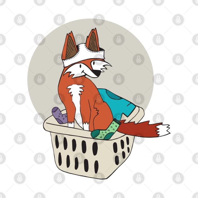 Fox jocks and socks laundry day by so_celia