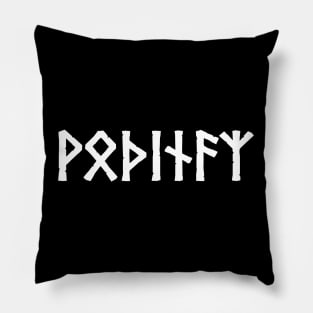 Odin Elder Futhark Runes Norse God Pagan Viking Mythology Allfather Pillow