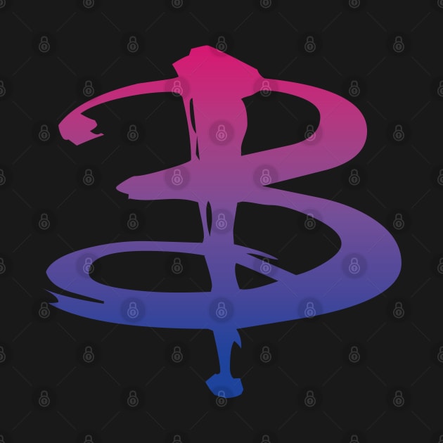 B Logo Bisexual Pride by Queerdelion