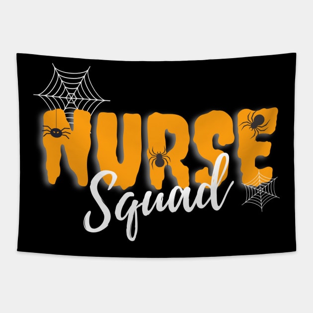 Nurse Squad Halloween Tapestry by 30.Dec