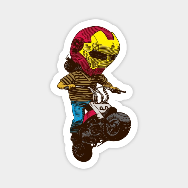 Wheelie Bike Magnet by nerdgonalley