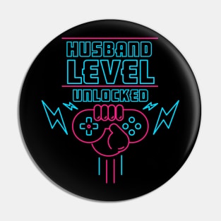 Husband Level Unlocked Gaming Pin