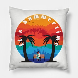 Summer getaway Pillow