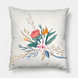 South African Wildflowers Pillow