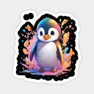 Baby Penguin Playtime Joy Magnet
