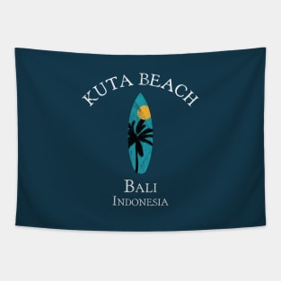 Kuta Beach - Bali - Indonesia Vintage Surfboard Tapestry