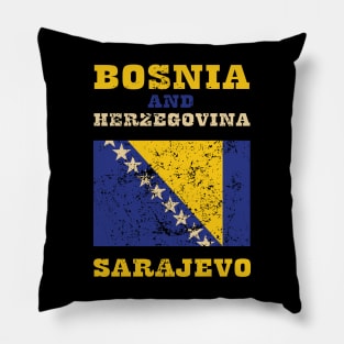 Flag of Bosnia and Herzegovina Pillow