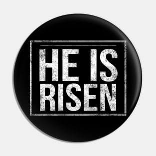 He Is Risen Cool Inspirational Easter Christian Pin