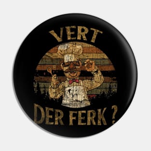 vert der ferk retrocolor Pin