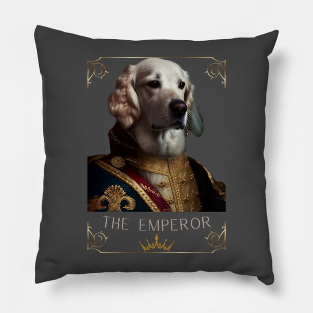 THE EMPEROR DOG Pillow by INNOVA CREATIONS