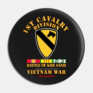 1st Cav Div - Battle Khe Sanh w  VN SVC Pin