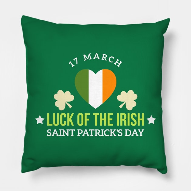 Luck of the Irish Pillow by RetroFreak