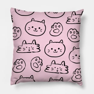 Kittens doodle Pillow