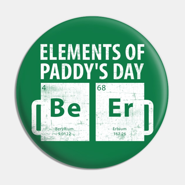 State Patty's Day T-Shirt - Elements Of Paddys Day Pin by sheepmerch