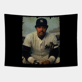 Reggie Jackson - Left Baltimore Orioles, Signed With New York Yankees Tapestry