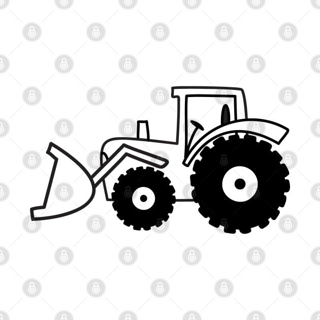 Tractor Digger by katelein