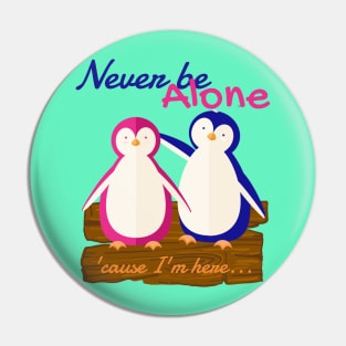 Penguin Friend Pin