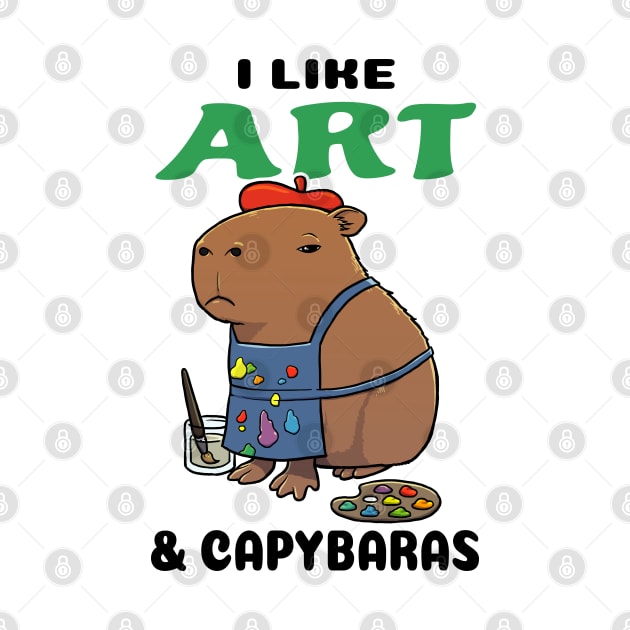 I Like Art and Capybaras by capydays