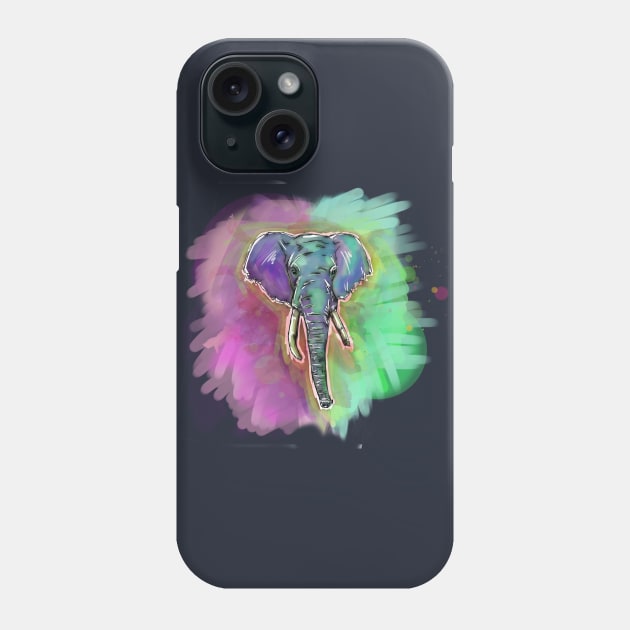 Elephunk Phone Case by Beanzomatic