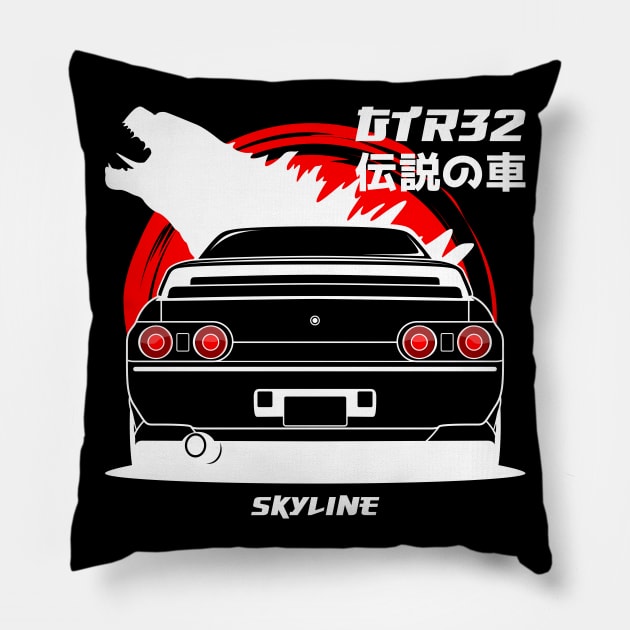 Rear R32 JDM Pillow by GoldenTuners