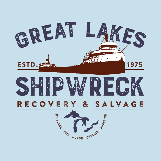 Great Lakes Shipwreck Recovery and Salvage by MindsparkCreative