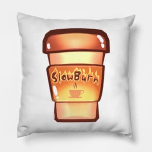 Slow Burn Coffee Pillow