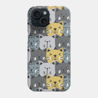 Cat Pattern , cute cat , Funny cat Phone Case