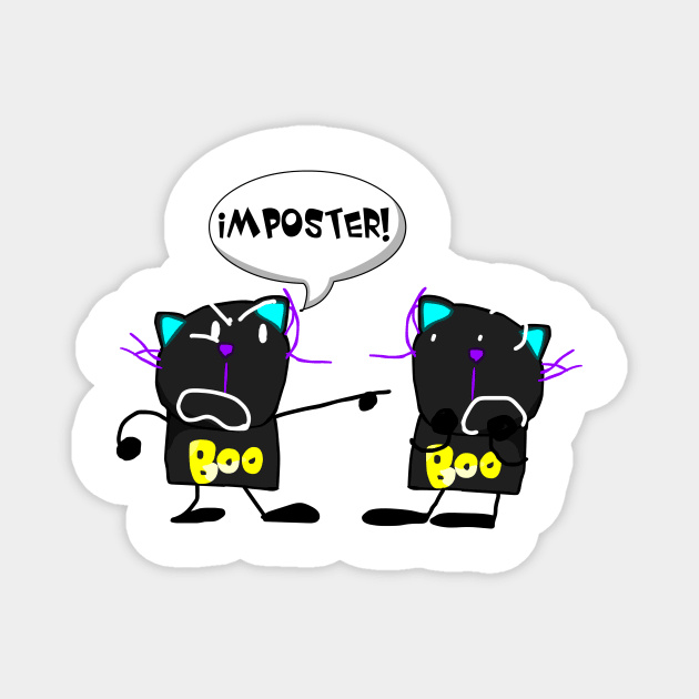 Imposter! Magnet by Baddy's Shop