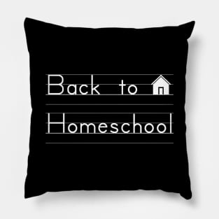 Back to Homeschool Pillow