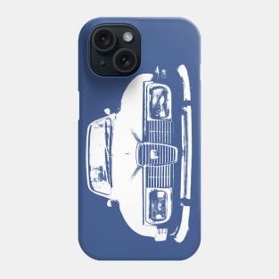 Saab 95 classic car monoblock white Phone Case