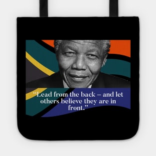 Nelson Mandela - Lead from the back Tote