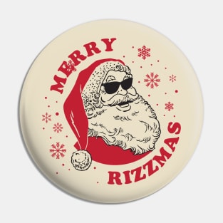Merry Rizzmas - Santa Pin