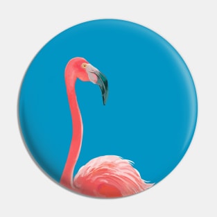 Flamingo in the sky Pin