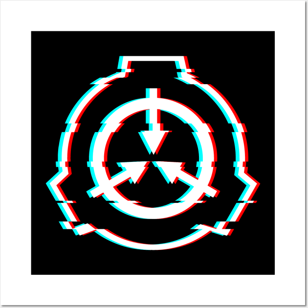 SCP Logo Insignia Glitch - NeatoShop