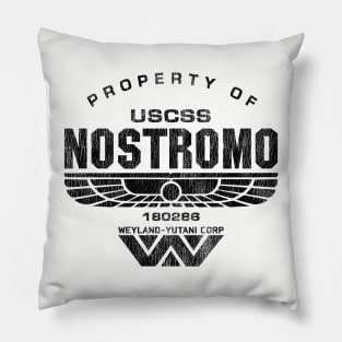 Property of USCSS Nostromo Lts Worn Pillow