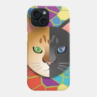 Gato Calico Psicodélico Phone Case