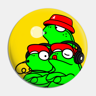 Lazy Frogs Crew Pin