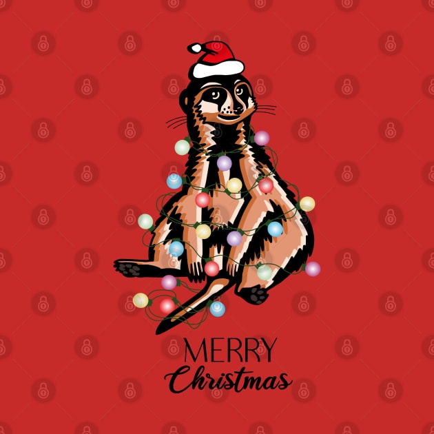 Meerkat Christmas Lights by okpinsArtDesign